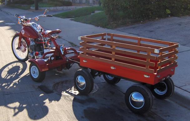 Tricycle on sale with wagon